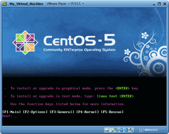CentOSインストール1 CentOSインストール1