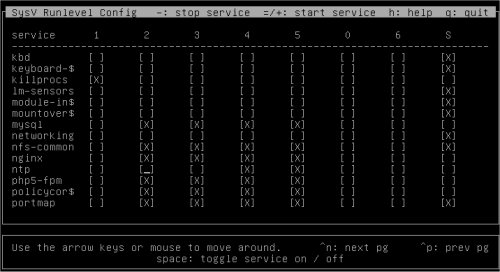sysv-rc-conf sysv-rc-conf