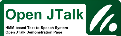 Open JTalk Open JTalk