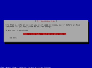 Debian インストール パーティション Debian インストール パーティション