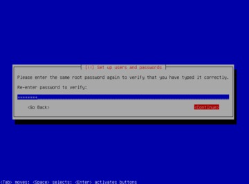 Debian インストール ルートパスワード Debian インストール ルートパスワード
