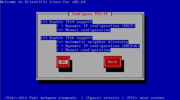 Scientific Linux インストール ネットワーク設定 Scientific Linux インストール ネットワーク設定