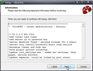 UltraVNCインストール3 UltraVNCインストール3