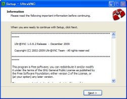 UltraVNCインストール12 UltraVNCインストール12