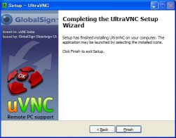 UltraVNCインストール13 UltraVNCインストール13