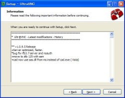 UltraVNCインストール3 UltraVNCインストール3