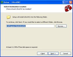 UltraVNCインストール4 UltraVNCインストール4